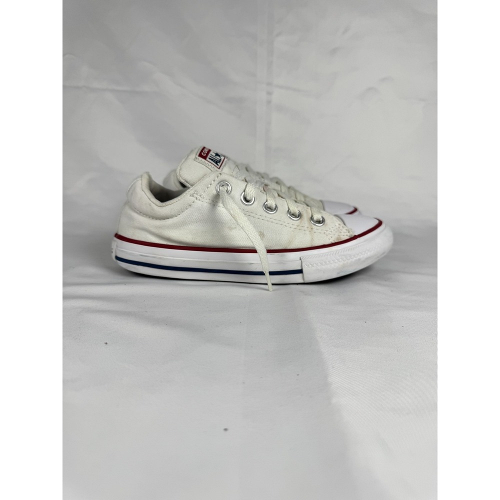 Converse Chuck Taylor All Star Kid 1 Sneaker White Canvas Low Top Athletic Shoes